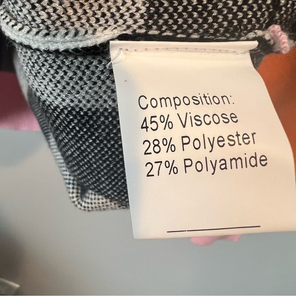 Emy Ave Sk8r Girl Cardigan Sweater Size S/M Oversized Flames Checkered NWT - Picture 7 of 10